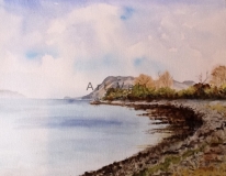 Aber Ogwen, watercolour 50 x 40 cm £65.00